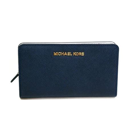 michael kors navy stripe wallet